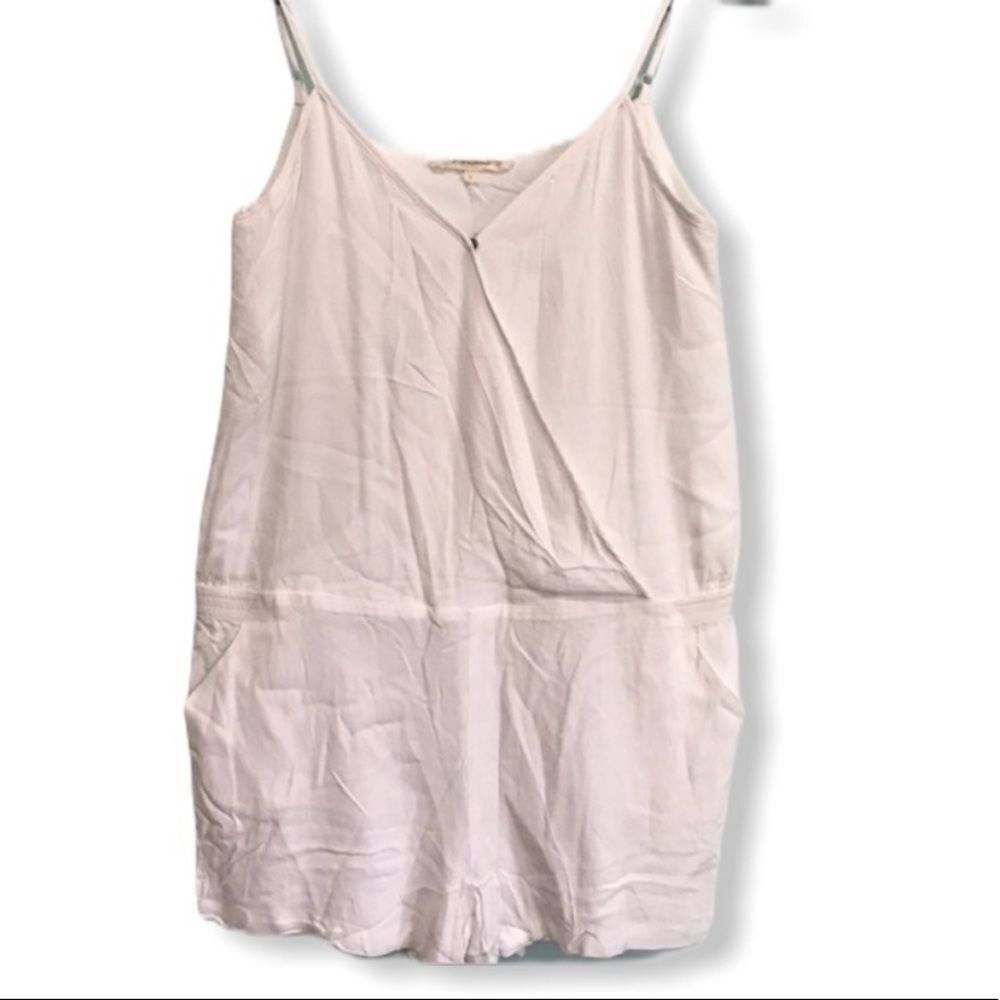 Olivaceous‎ Shorts Romper White